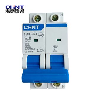 正泰 微型断路器；NXB-63 1P+N C16