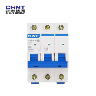 正泰 微型断路器；NXB-63 3P D6